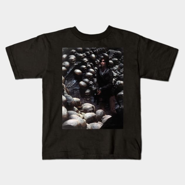 Skulls Kids T-Shirt by zody